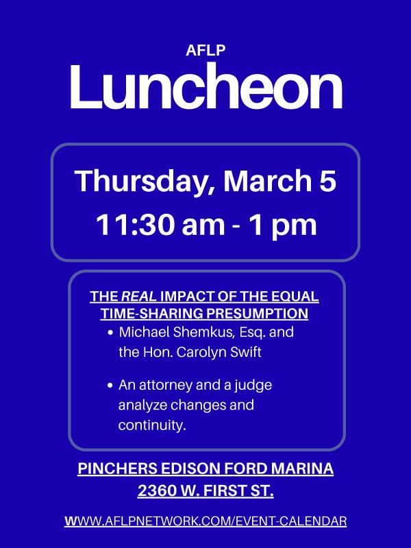 AFLP March Luncheon Flyer